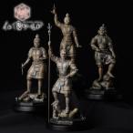 仏像フィギュア 仏像ワールド リアル仏像 四天王 細密現存仕様 広目天 持国天 多聞天 増長天 4体セット SHITENNOUSAIMITU