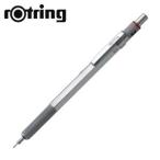 シャーペン 高級 ロットリング 600 製図用・固定式・硬度表示小窓付 製図用 シャープペンシル シルバー No. 1911702