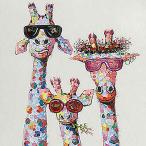 ダイヤモンドペインティングキット ダイヤモンドアート キット アニマルミックス ダイアモンドビーズ絵画 刺繍キット 5D モザイクアート ハンドメイド