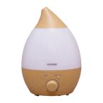 超音波式加湿器しずく型木目調 UHM-280SM-T (ナチュラル) 1台 アイリスオーヤマ