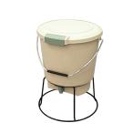  сырой мусор departure . контейнер бежевый EM-18 1 шт. Iris o-yama eko проигрыватель -тактный проигрыватель -тактный сырой мусор компост собственный производства компост 