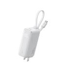 [ ликвидация запасов ] якорь Anker Power Bank (30W, Fusion, Built-In USB-C кабель ) белый мобильный аккумулятор USB быстрое зарядное устройство кабель в одном корпусе 5000mAh A1636N21||