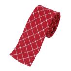  галстук Red Line в клетку * квадратное галстук * узкий галстук большой . ширина 5.5cm хлопок * хлопок Touch, коврик 