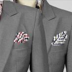 pocket square хлопок TC ткань в клетку красный, хаки Brown 2 цвет pc25