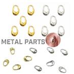 5 штук входит Nailparts metal детали moon серебряный не .. Gold собственный ногти гель Nailparts деформация 