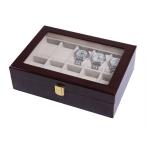 PRIME WORKS 木製腕時計コレクションケース　ナチュラルブラウン　10本収納