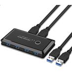 Yahoo! Yahoo!ショッピング(ヤフー ショッピング)usb 切り替え機 pc2台用 usb 切替器 3.0 4USBポート 高速転送 セレクター スイッチ 手動切替器 プリンタ マウス キーボード