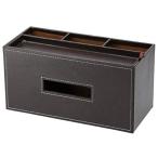 ニトリ ティッシュ・リモコンケース ブレッタ(ダークブラウン) (ブラウン)