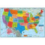 Superior Mapping Company 合衆国ポスターサイズウォールマップ 40 x 28インチ 都市記載 1 Map (1 Map)