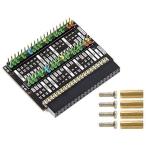 2X 40ピン GPIO ヘッダーアダプター 色分けヘッダー拡張ボード Raspberry Pi 400用 簡単拡張 (40ピン×2。)