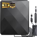 テレビアンテナ 室内 アンテナ 屋外アンテナ 両用 HDTVアンテナ 弱地域 地デジアンテナ 最強 UHF VHF対応 240KM受信範囲