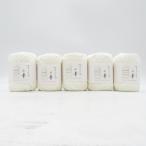 毛糸 毛糸ピエロ わたぼうしラメ・コットン 5玉 1番色 しろ 1玉40ｇ 約93ｍ コットン ラメ 合太 日本製 春夏毛糸 未使用品