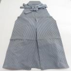  hakama мужской натуральный шелк лошадь . hakama шнур внизу примерно 95cm темно-синий цвет серый . документ sama мужской. серп кама . оборудование совершенно новый 