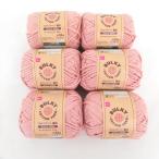 DAISO Daiso шерсть BULKY COTTON YARN bar ключ хлопок ya-n6 шар комплект 1 шар 25g примерно 23m очень толстый salmon розовый не использовался товар 