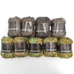  шерсть ekto Lee summer aruchi The nY40113 примерно 30g(132m)×9 шар зеленый оттенок коричневого не использовался товар 