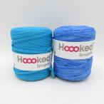 DMC ディーエムシー 毛糸 Hoooked Zpagetti  ズパゲッティヤーン 2玉 120m玉 ブルー系 マクラメ編み