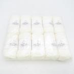 毛糸 毛糸ZAKKAストアーズ アクリル Jelly ジェリー 10玉セット 8番色 ホワイト 1玉約40g 約52m アクリル100% 日本製 極太 秋冬 未使用