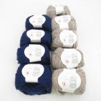 ショッピングＺＡＫＫＡ 毛糸 毛糸ZAKKAストアーズ ふわふわBagel ベーグル 9玉セット 01番色 10番色 1玉約40g 約45m アクリル混合 極太 日本製 秋冬 未使用品