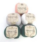 DMCti- M si- шерсть Natura XLnachulaXL 5 шар комплект ассортимент 100g шар шт примерно 75m хлопок 100% супер очень толстый не использовался товар 