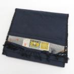  ткань мужской эпонж ансамбль темно-синий цвет x чёрный цвет маленький . узор натуральный шелк нить останавливать есть упрощенный кимоно ткань надеты сяку длина 2100cm