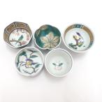  Kutani антиквариат * народные товары Kutani . гора . гора обжиг в печи sake чашечка для сакэ 5 покупатель комплект цветы и птицы map . изменение посуда для сакэ чашка саке ......?.