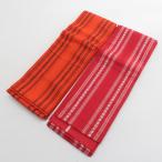  hanhaba obi Hakata тканый . сверху рисунок красный цвет x orange цвет 2 позиций комплект натуральный шелк . сделка натуральный шелк юката obi casual совершенно новый длина 360cm