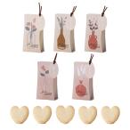 フラワーベース スタンド ハートクッキー 30個セット プチギフト 【CIH】 卒業 卒園 退職 個包装 結婚式 ホワイトデー   子供 キラット