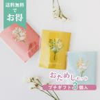 プチギフト 【お試し 】感謝の花便り 【3個入り】 卒業 卒園 退職 個包装 結婚式 可愛い 卒園 卒業 バレンタイン 子供  子供 お菓子 ココサブ