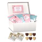 プチギフト お菓子 Thanksベア Box 【Hazuwell】卒業 卒園 退職 個包装 結婚式 可愛い 卒園 卒業 バレンタイン 子供 お菓子 ハズウェル