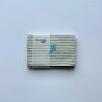  локва озеро вышивка футляр для визитных карточек ( бледно-голубой )[ близко . сверху ткань традиция промышленность . павильон ]