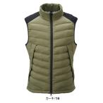(あすつく) アタックベース:ヒートベストハイブリッド カーキM 70000 ヒートベスト あったかベスト ナノチューブ 冬の寒さ対策 即暖・即熱