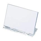 クラウン UCカード立 角型 透明 外寸：幅80×高55mm CR-UC2-T