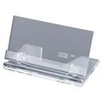 クラウン UCカード立 角型 透明 外寸：幅80×高45mm CR-UC25-T