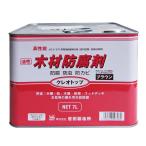 (あすつく) 吉田製油所:油性木材防腐剤 クレオトップ 7L ブラウン 4932292007060 防腐剤 木部 浸透 屋外 杭 板塀 基礎 瀝青