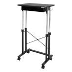 ビーズ:スクール スタンディングデスク ブラック BHD-600H-BK