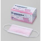 ハクゾウメディカル ハクゾウサージカルマスクLF ピンク 50枚 3087532