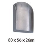 JTCオートツールズ 当板 80x56x26mm JTC2549【メーカー直送】