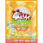スーパーキャット:中空タイプ消臭おからサンドユーカリエキス配合 5L
