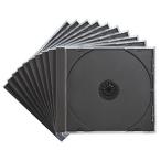 サンワサプライ:Blu-ray・DVD・CDケース(10枚セット・ブラック) FCD-PN10BKN