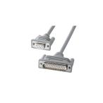 サンワサプライ:RS-232Cケーブル(クロス・5m) KRS-423XF-5K