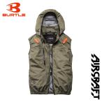 (あすつく) バートル（BURTLE）:ACベスト 23 カーキ XXL サイドバック AC2094 正規品 エアークラフト フルハーネス対応