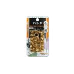 イチネンアクセス 片面ハトメ 7mm （#20） 極薄鉄板 真鍮メッキ 50個入 65-1-50 00006501