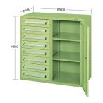 (代引不可)SAKAE(サカエ):工具管理ユニット KU-CBIII