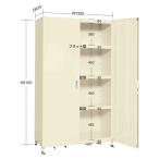 (代引不可)(受注生産品)SAKAE(サカエ):スーパージャンボ保管庫 SKS-126721MI