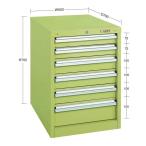 (代引不可)(受注生産品)SAKAE(サカエ):重量キャビネットSKDタイプ SKD-706