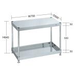 (代引不可)SAKAE(サカエ):ステンレスニューパールワゴン PKN4-02SUA