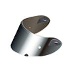 OGK KABUTO(オージーケーカブト):SAF-W ミラーシールド シルバーミラー 4966094539894