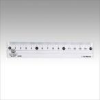 井上製作所:再生ペット定規 目盛:15cm サイズ:縦30×横160×厚1.5mm RCS-15 事務用品 文房具 筆記 ファイル 机上整理 梱包