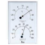 シンワ測定:温湿度計 W-1 角型 70510 ホワイト 4960910705104 大工道具 測定具 温度計・環境測定器
