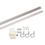 福井金属工芸:石膏ボード専用レールセット2000mm WRS-200A 額縁 壁 インテリア WRS-200A